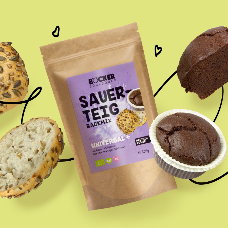 BÖCKER Sauerteig Backmix Universal + Protein 