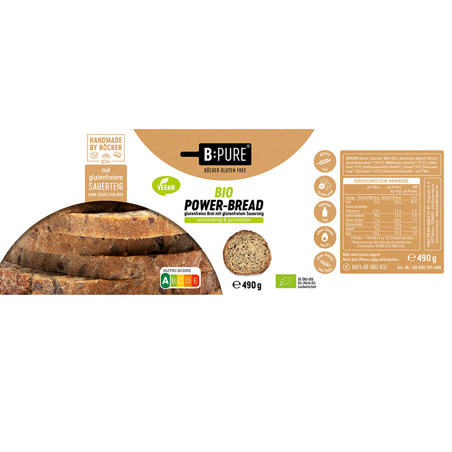 B:PURE Bio Power-Bread 