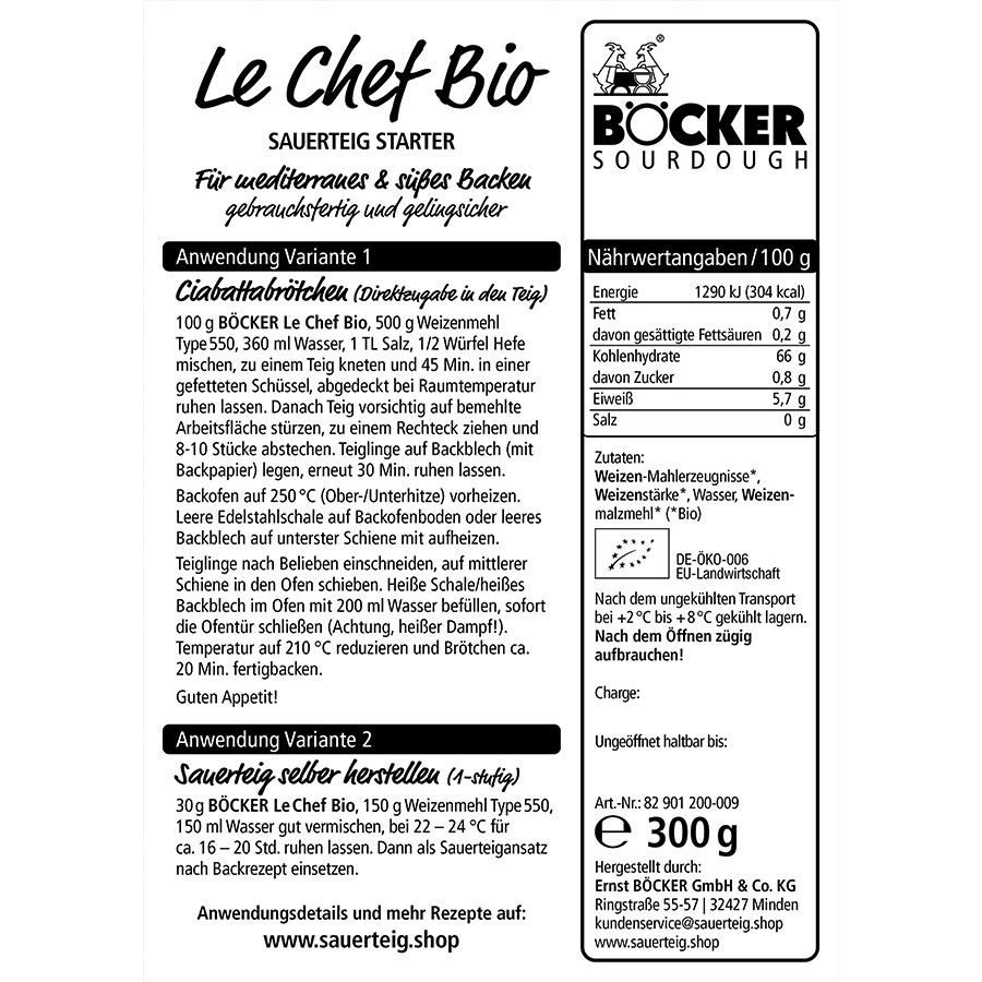 BÖCKER Le Chef Bio 